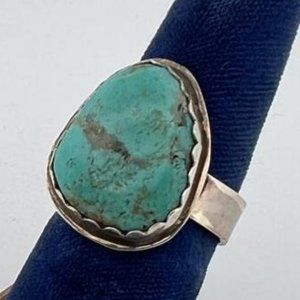 Navajo Sterling Silver Turquoise Ring